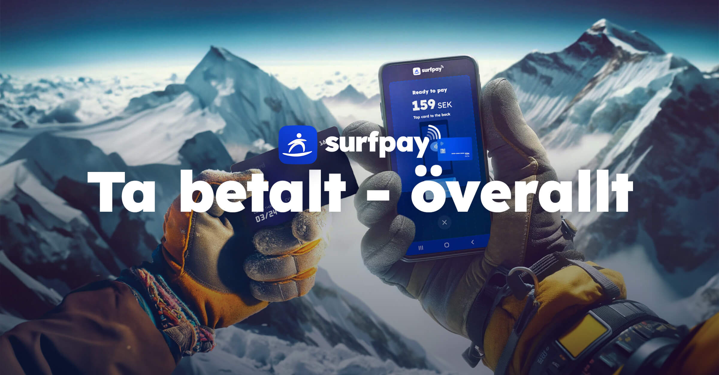 Betala på världens toppar – Surfpay på Mount Everest